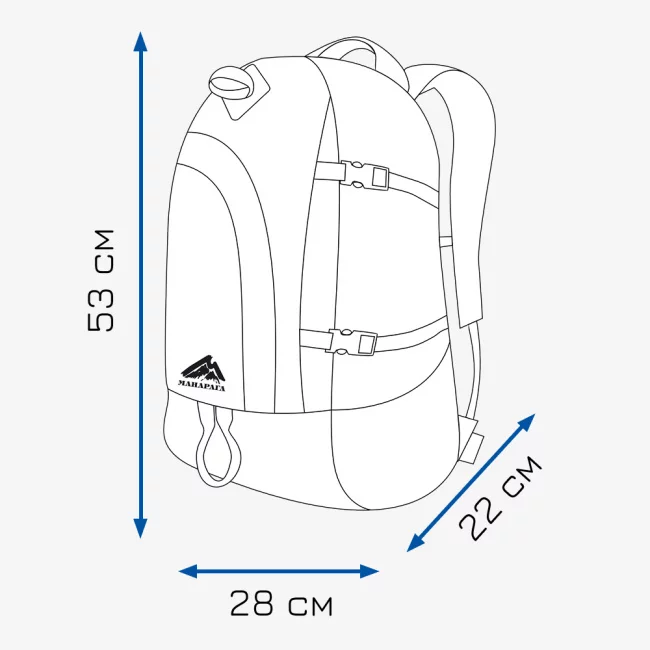Рюкзак МАНАРАГА Forest-Prof V2 (черный (9103472))