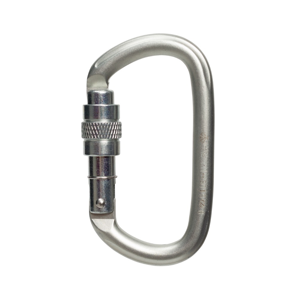 Карабин Вертикаль овал стальной люкс с муфтой keylock 0260