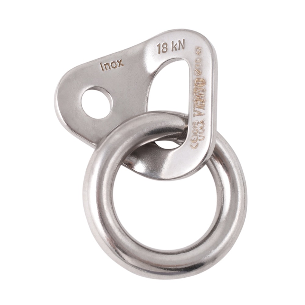 Шлямбурное ухо Венто с кольцом д.10 мм нержавейка 