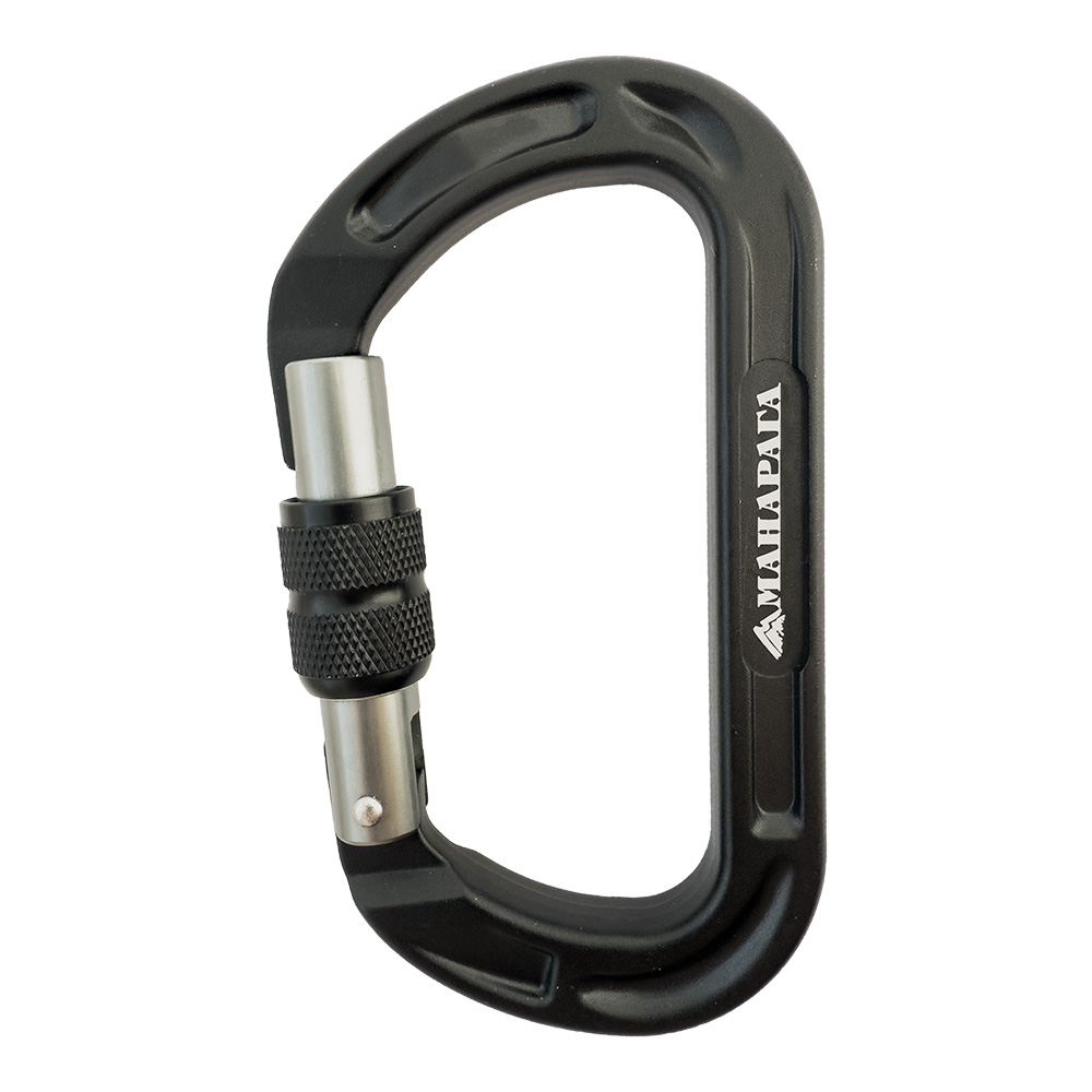 Карабин Манарага Strong D-образный с муфтой