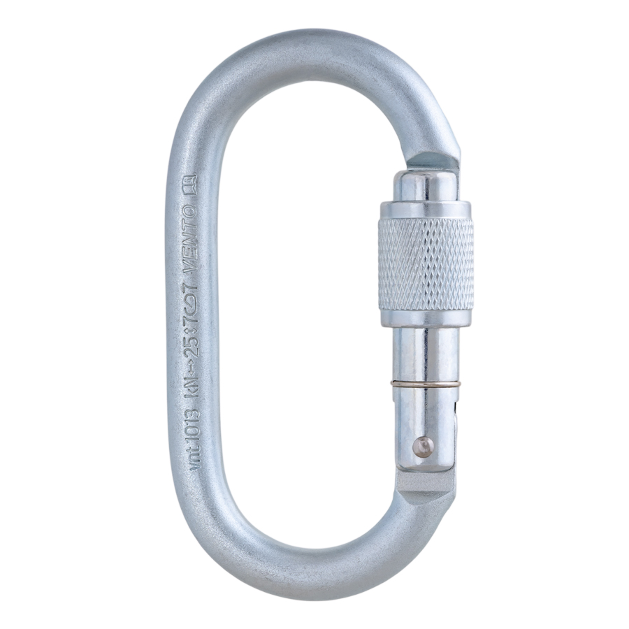 Карабин Венто Стальной овал с муфтой 