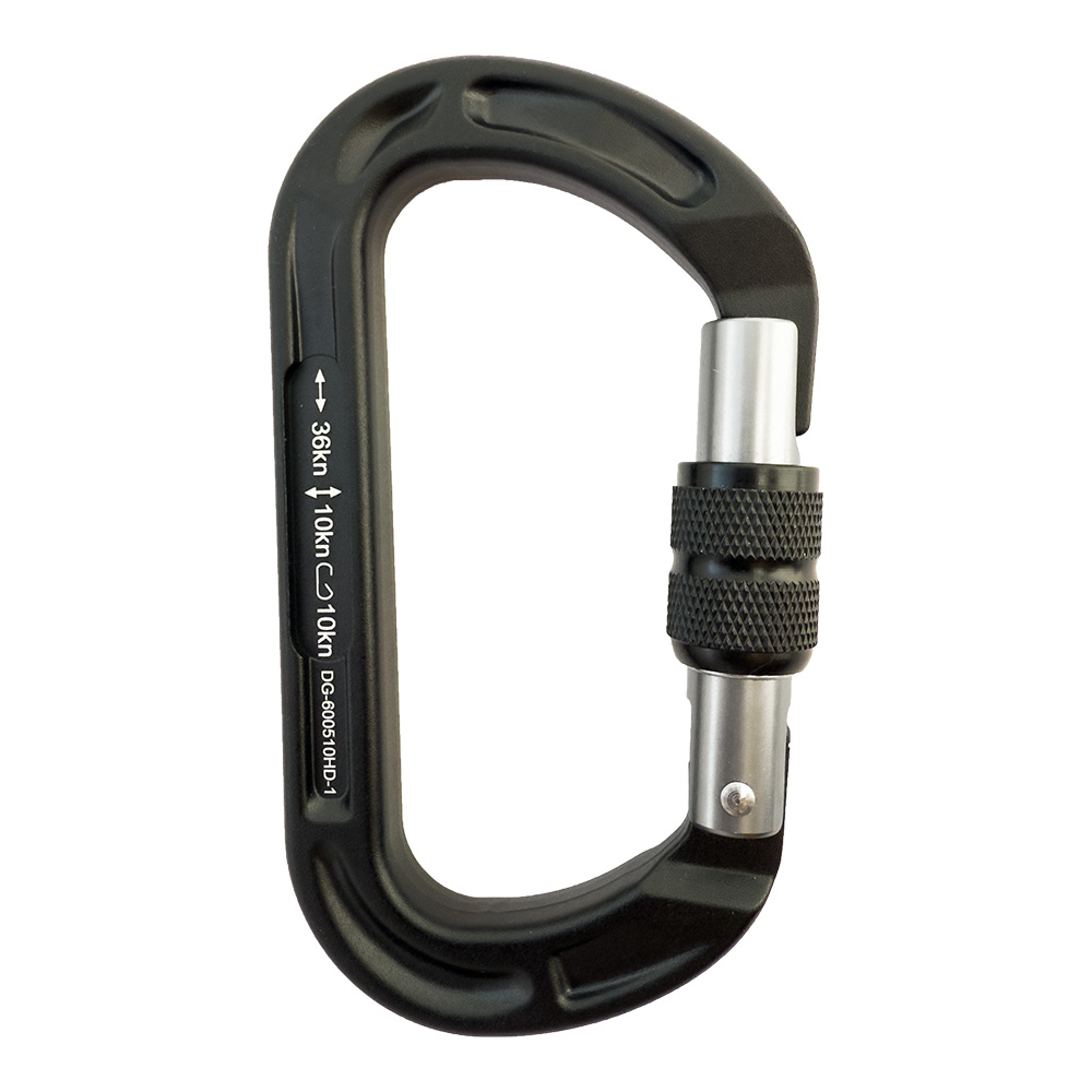 Карабин Манарага Strong D-образный с муфтой