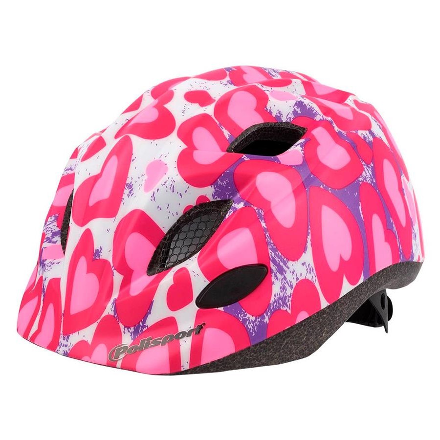 Шлем Polisport Premium детская (XS, белый/розовый (9128533))