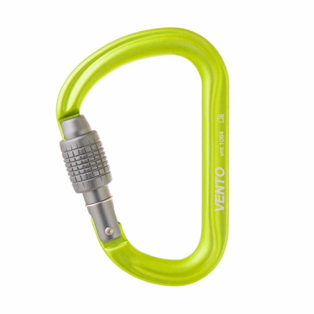 Карабин Венто Большой с резьбовой муфтой  (зеленый (9184943))