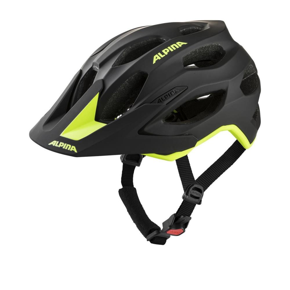 Шлем Alpina Carapax 2.0 (52-57, black-neon yellow matt (9172856))
