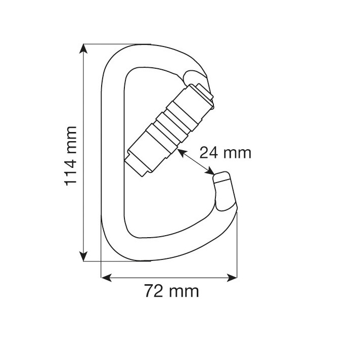 Карабин CAMP D PRO- 2LOCK