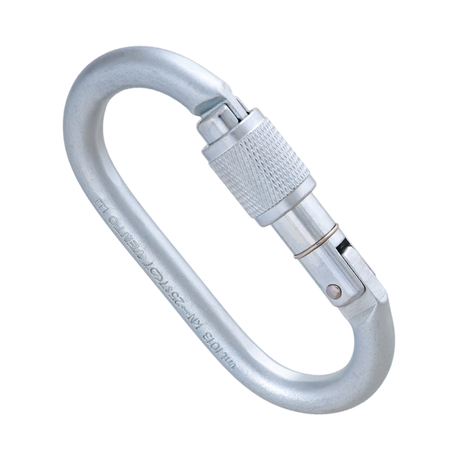 Карабин Венто Стальной овал с муфтой 