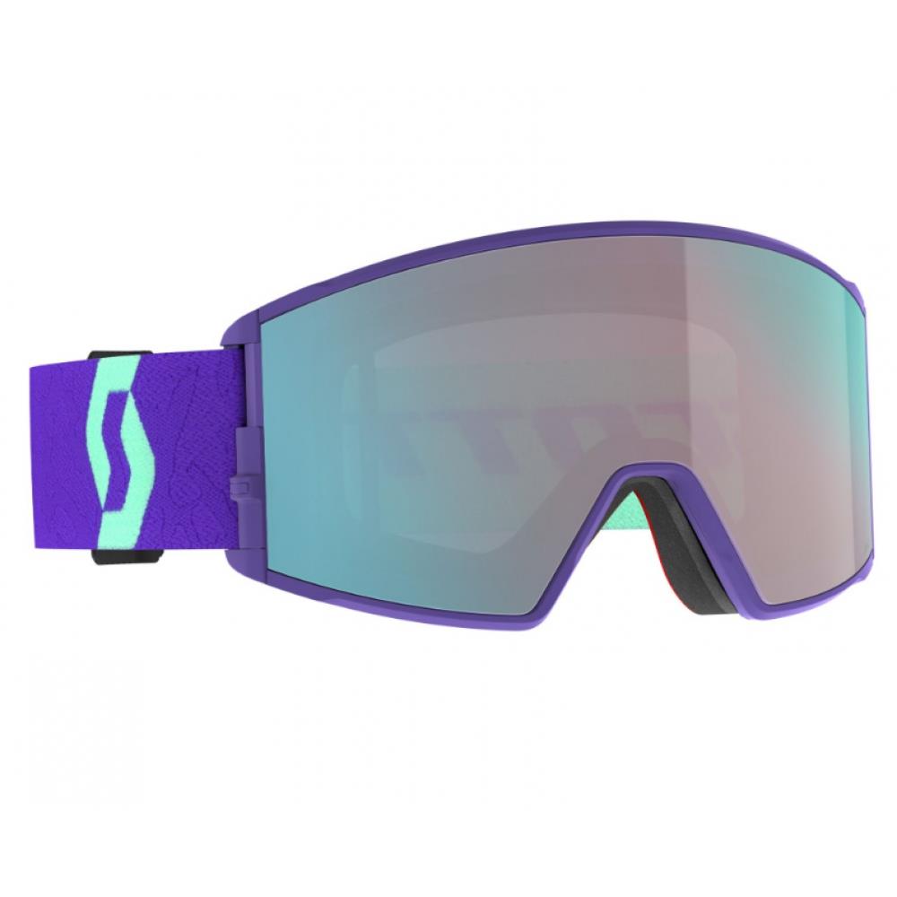Маска Scott React (enhancer aqua chrome, deep purple (9178134))