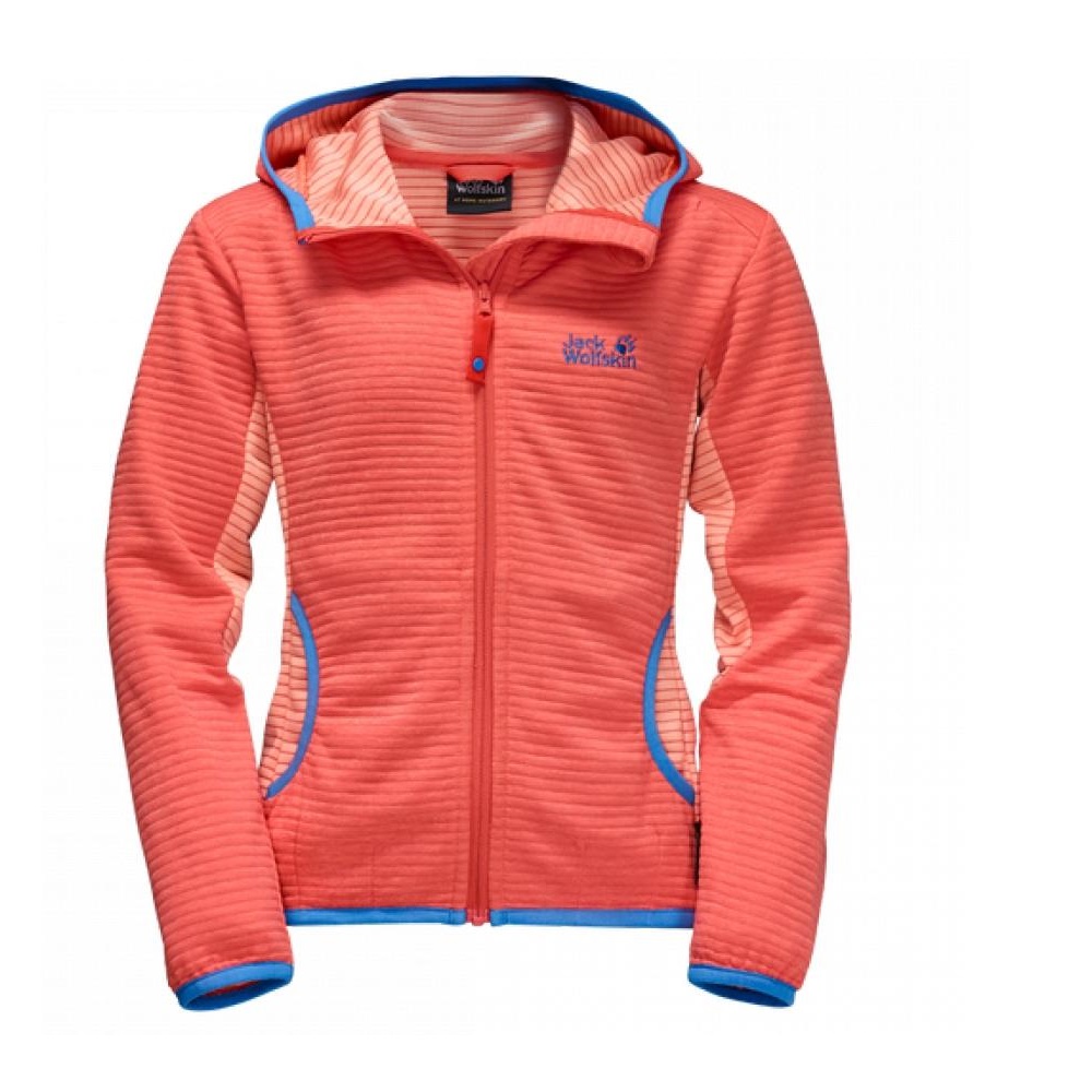 Джемпер Jack Wolfskin Tongari Girls (128, Hot Coral (9112839))