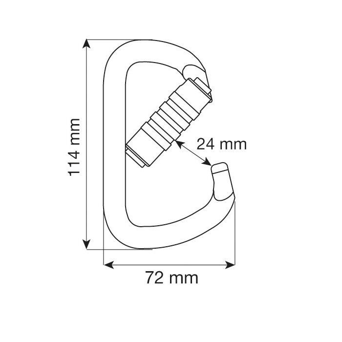 Карабин CAMP D PRO- 3LOCK