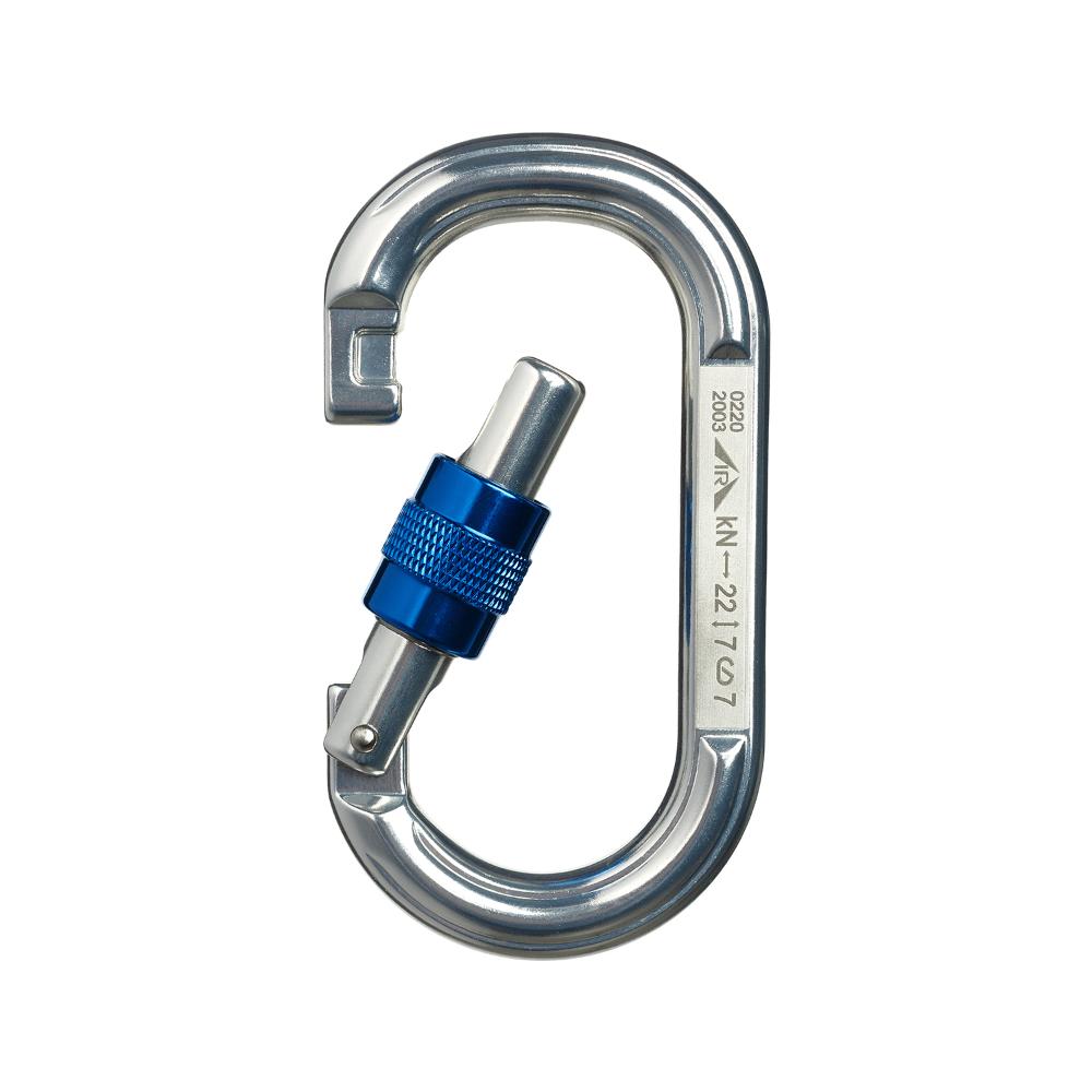 Карабин Вертикаль дюралевый овальный с муфтой кейлок 0220