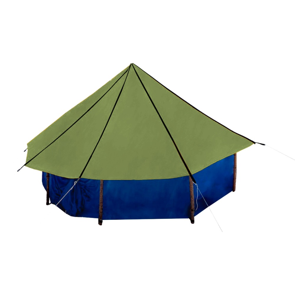 Тент на шатер МАНАРАГА Зима с отверстием для печки (мультиколор (0040125))