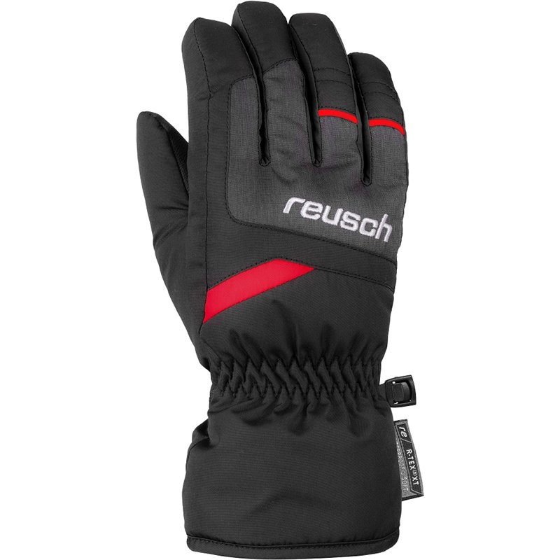 Перчатки Reusch Bennet R-Tex XT Junior (5.5, black/black melange/fire red (9158269))