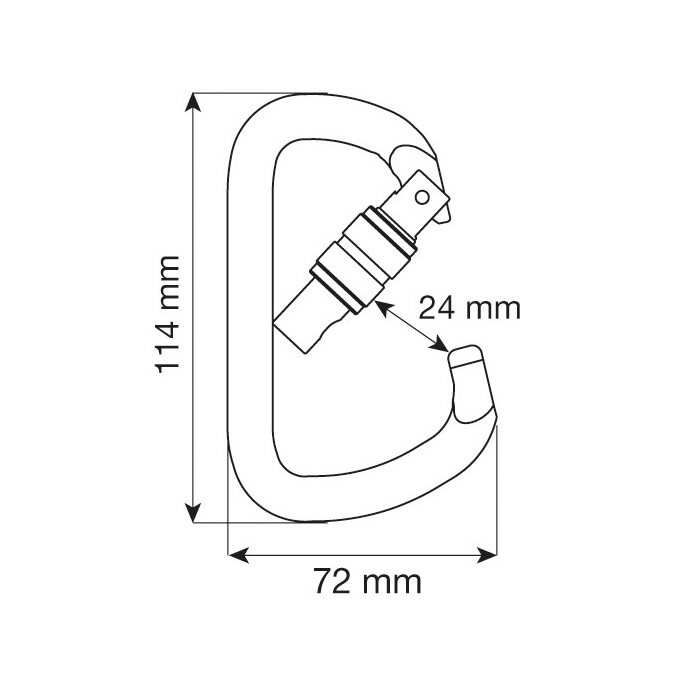 Карабин CAMP D PRO-LOCK