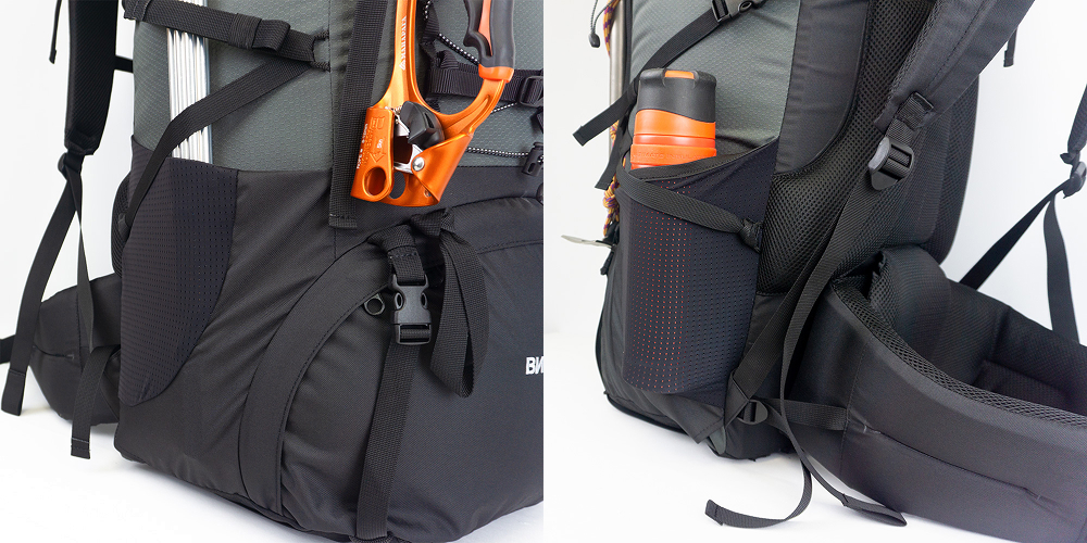 Боковые карманы рюкзака Викинг-120 Манарага.jpg