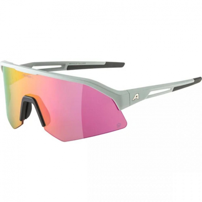 Очки Alpina Sonic HR Q (pink mirror cat.2, smoke-grey matt (9178573))