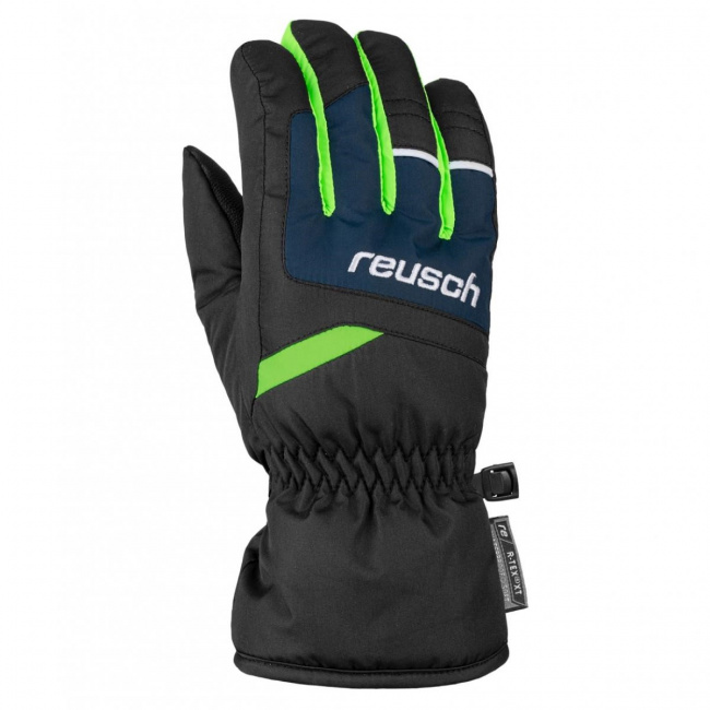 Перчатки Reusch Bennet R-Tex XT Junior (6.5, black/dress blue/neon green (9154227))
