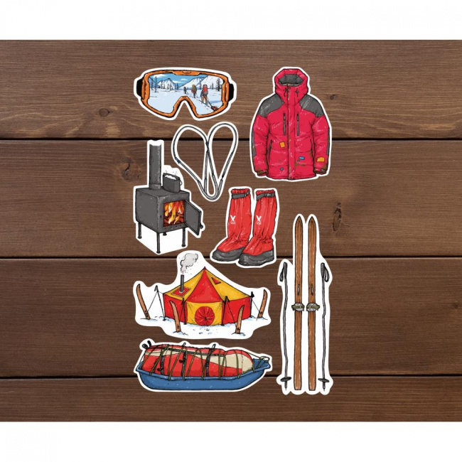 Стикерпак ExJe Лыжный туризм