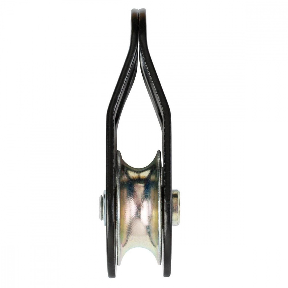 Блок-ролик Вертикаль стальной с подшипником 0402