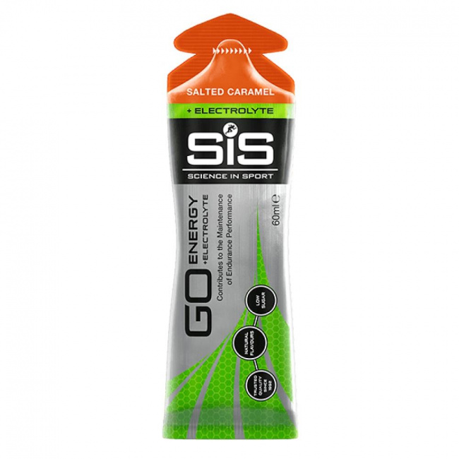 Гель SiS изотонический углеводный с электролитами, вкус Соленая карамель, 60 мл
