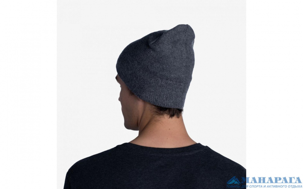 Шапка BUFF /24-25/ 116032 Knitted & Full Fleece Hat Lyne Grey