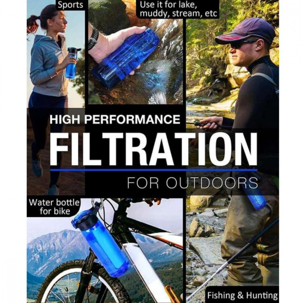 Фляга с фильтром Membrane Solutions Bottle