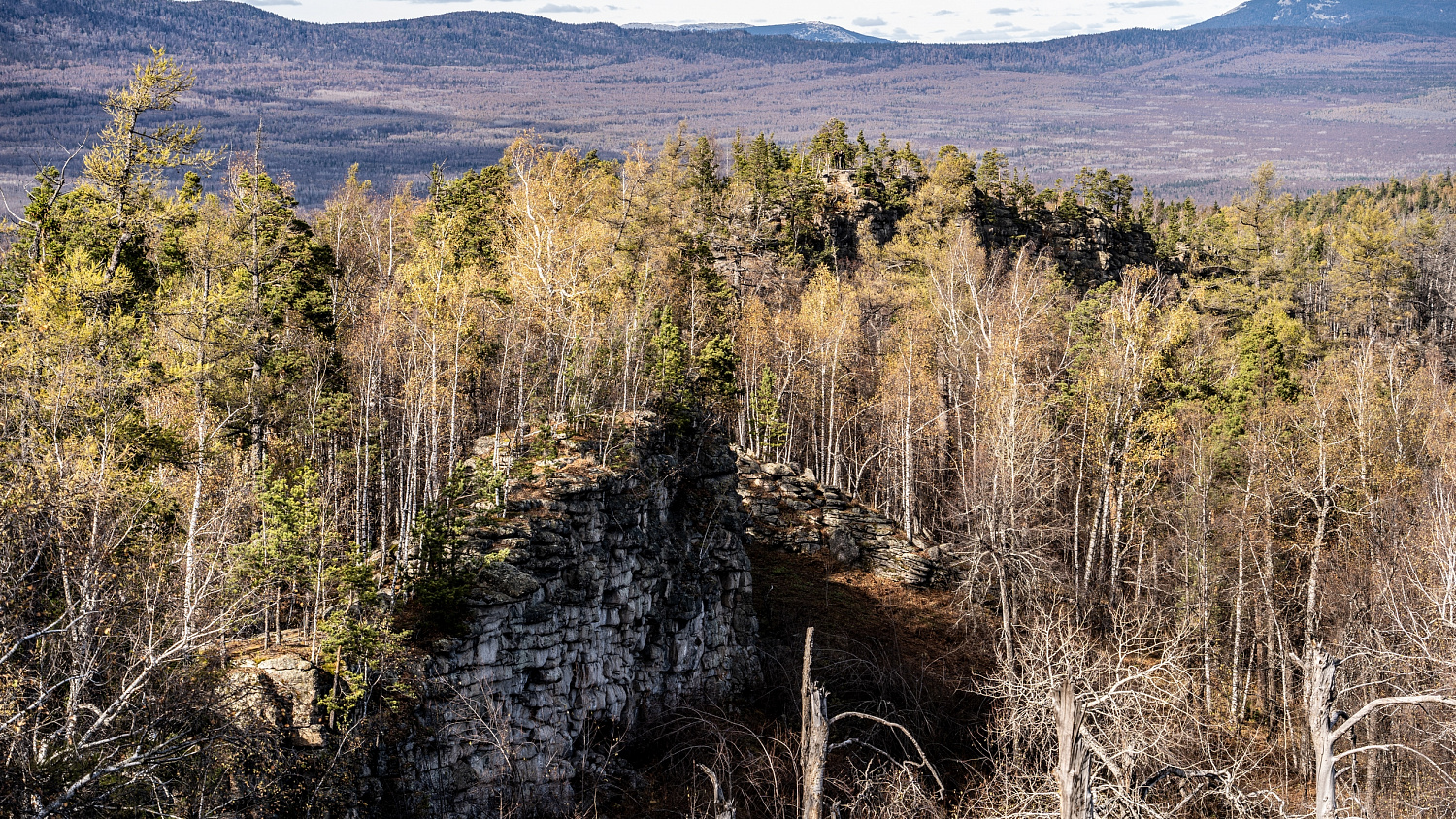 Хребет Заозерный в Челябинской области