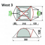 Палатка GreenLand West 3