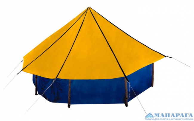 Тент на шатер МАНАРАГА Зима с отверстием для печки