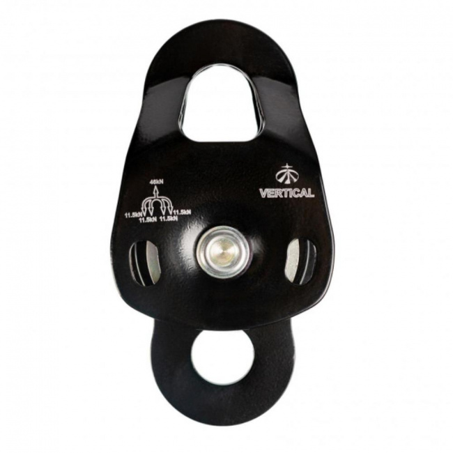 Блок-ролик Вертикаль двойной большой с подшипником 0413