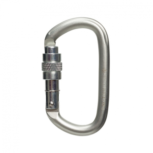 Карабин Вертикаль овал стальной люкс с муфтой keylock 0260