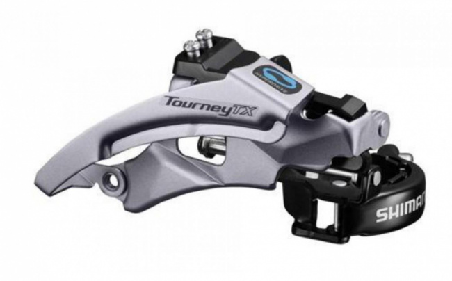 Перекл. пер. Shimano Tourney, TX800, ун. тяга, нижн. хомут, уг.66-69