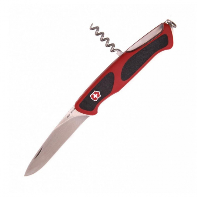 Нож Victorinox RangerGrip 52 130мм, 5 ф., красный/черный