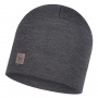 Шапка BUFF /25-26/ 111117 Merino Heavyweight Hat Solid Grey
