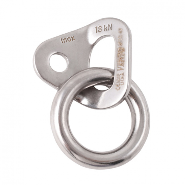 Шлямбурное ухо Венто с кольцом д.10 мм нержавейка 