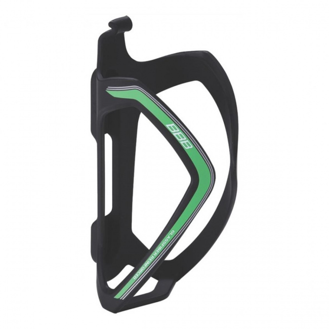 Флягодержатель BBB BBC-36 FlexCage (Matt Black/green (9156517))