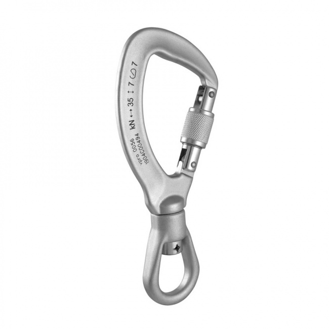 Карабин Венто Стальной с вертлюгом с муфтой