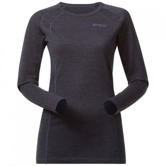 Пуловер Bergans Fjellrapp Lady Shirt (XS, night blue mel (9114578))