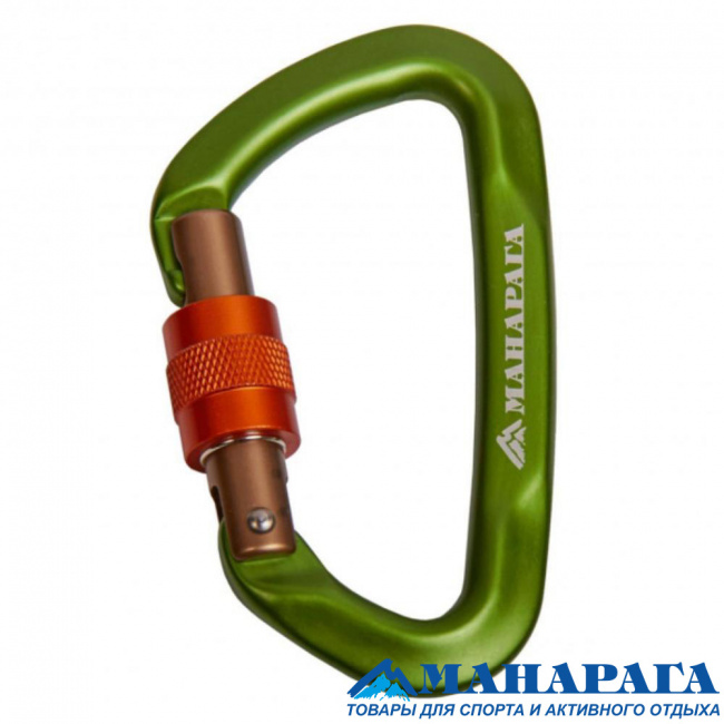 Карабин Манарага Small D-образный с муфтой