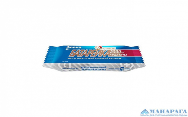 Батончик Arena белковый с креатином, вкус Шоколад