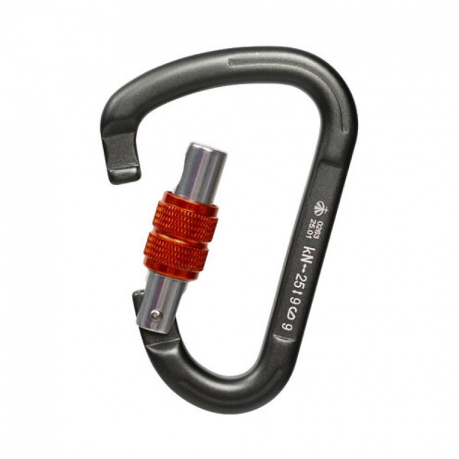 Карабин Вертикаль Gray треугольный с муфтой keylock