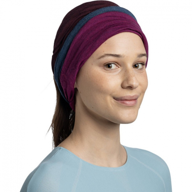 Бандана BUFF /25-26/ 132890 Merino Move Block Magenta