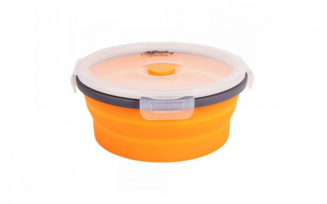 Контейнер Tramp складной с крышкой-защелкой 800 мл (оранжевый (9163306))