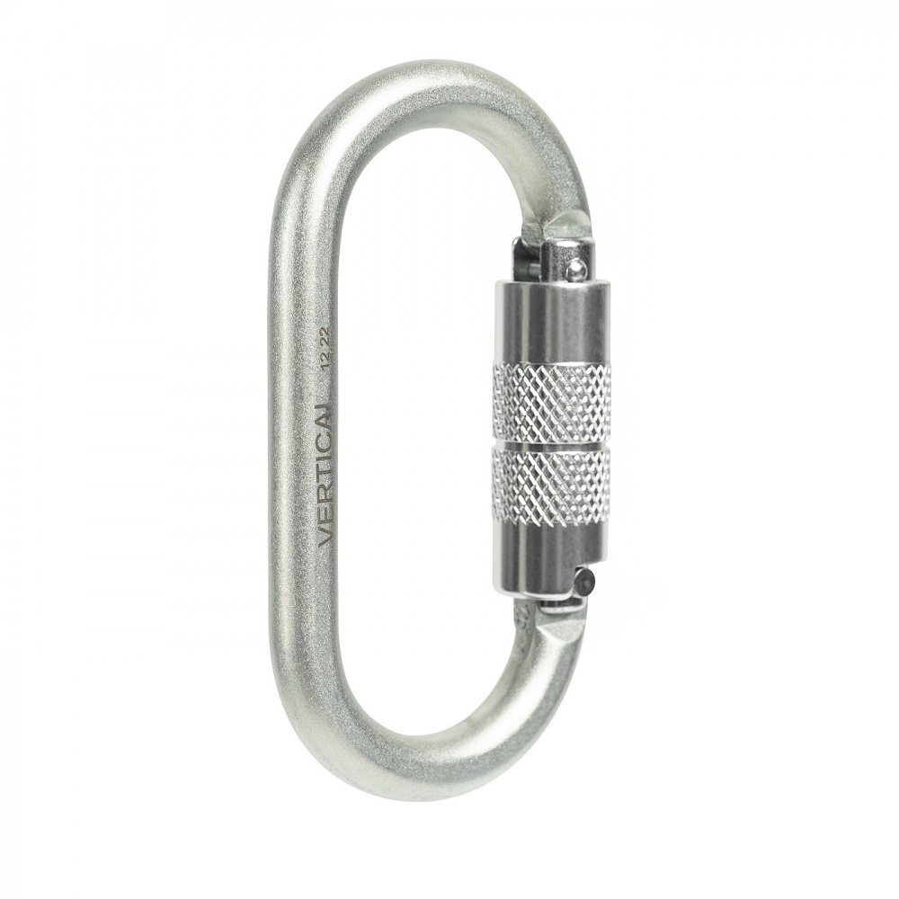 Карабин Вертикаль стальной овальный автомат 0224