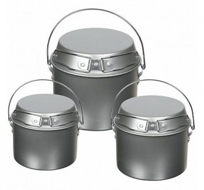 Набор котелков походных Ecos (1л, 2л, 3л)
