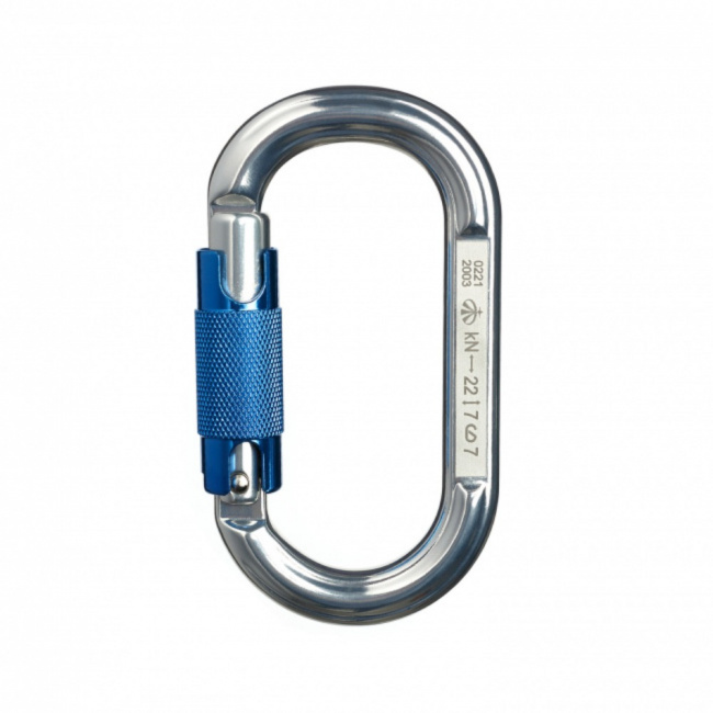 Карабин Вертикаль овал автомат дюрал. с муфтой 0221