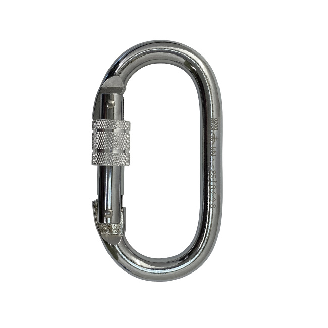 Карабин Вертикаль стальной овальный 0208