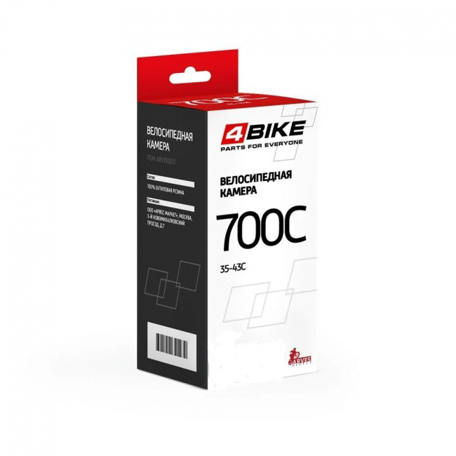 Камера 4Bike 700*35-43С a/v 60 мм