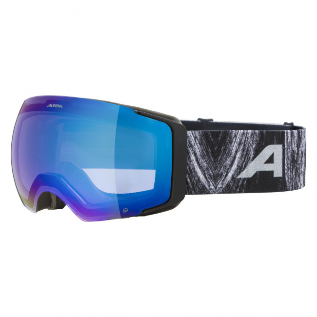 Маска Alpina Falera Mag (Q blue S2/clear, black glacier matt (9182357))