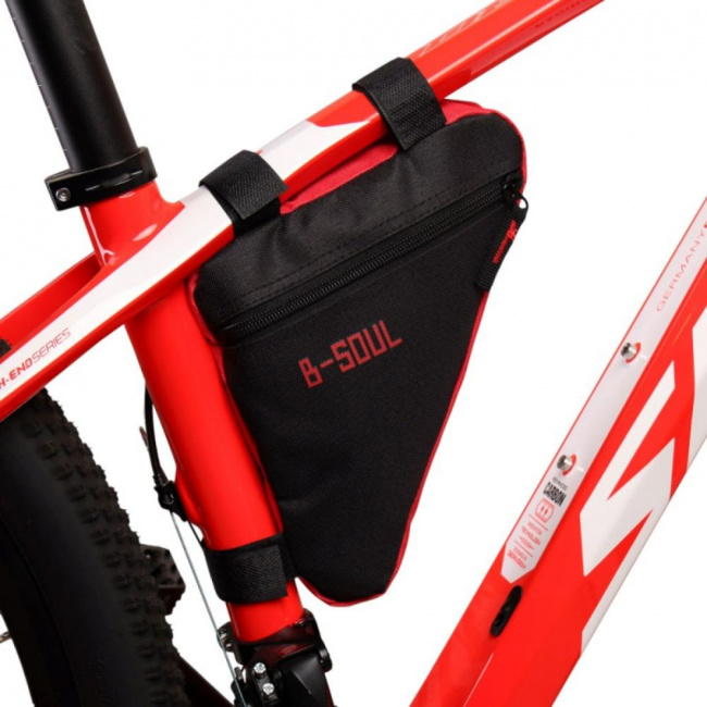 Сумка подрамная Bicycle soul 20х18,5х4 см (черно-красный (9186373))